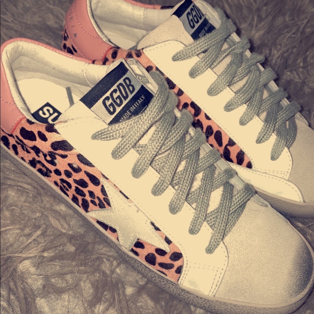Golden goose sneakers cheetah print